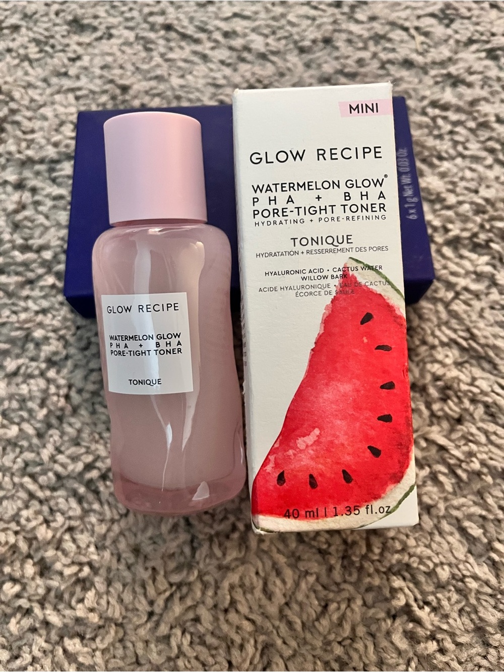 NIB Glow Recipe Mini Watermelon Pore Tight Toner